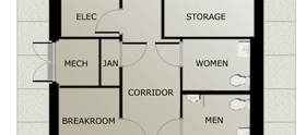 Floor Plan - Visitor Center Eglin A.F.B.